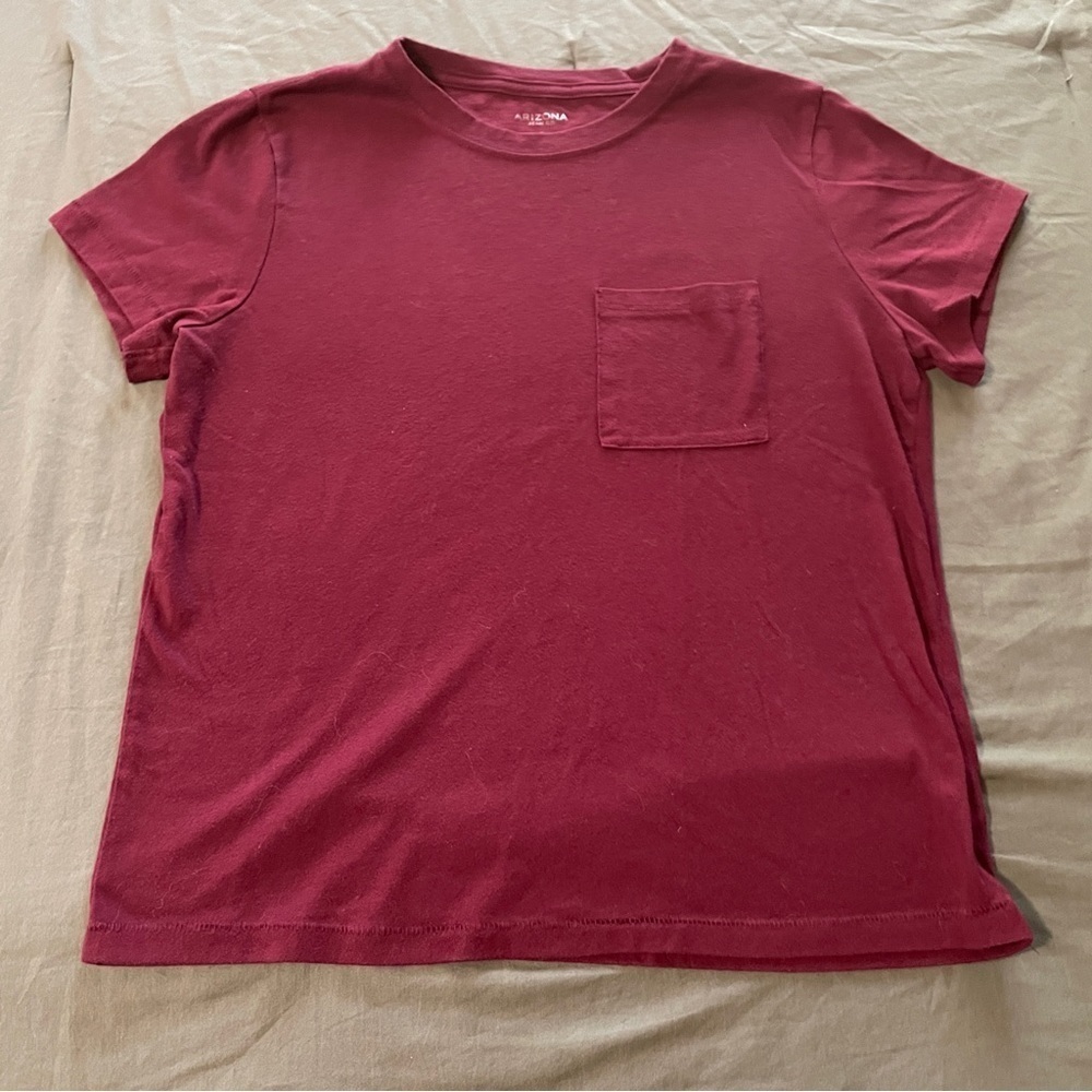 Arizona semi fit pocket t-shirt juniors sz small